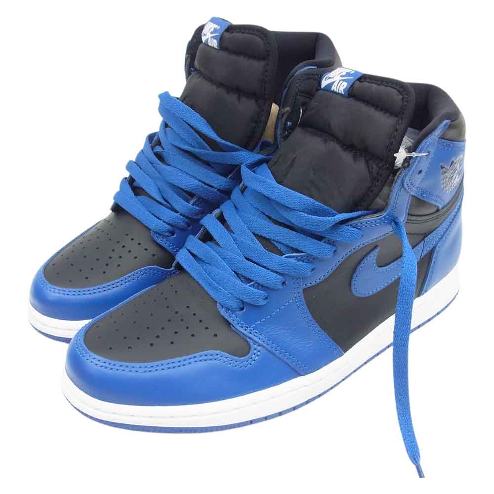 NIKE AIR JORDAN ナイキ ジョーダン 555088-404 Air Jordan 1 Retro High OG Dark Marina Blue AJ1 エアジョーダン レトロ ハイ ダークマリーナブルー スニーカー ブラック系 ブルー系 27cm【新古品】【未使用】【中古】