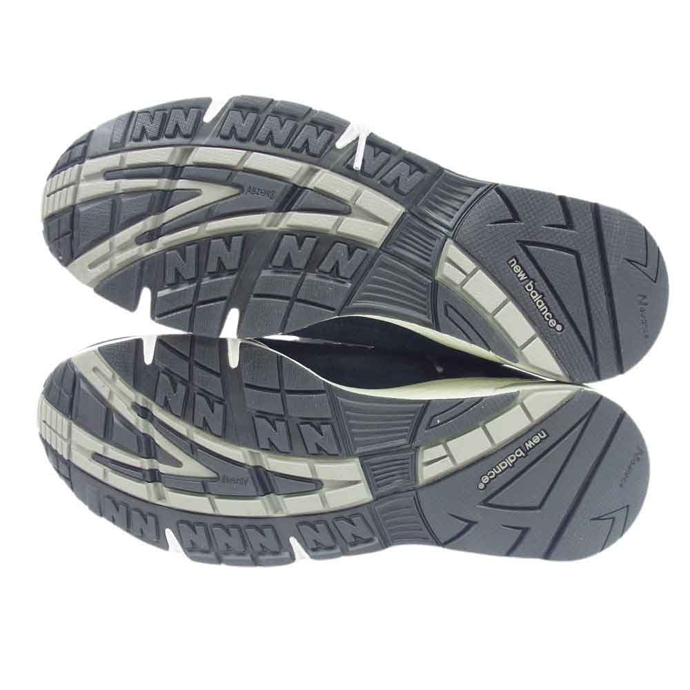 NEW BALANCE ニューバランス 英国製 M991NV スエード メッシュ ローカット スニーカー NAVY ネイビー ネイビー系 EUR43【新古品】【未使用】【中古】