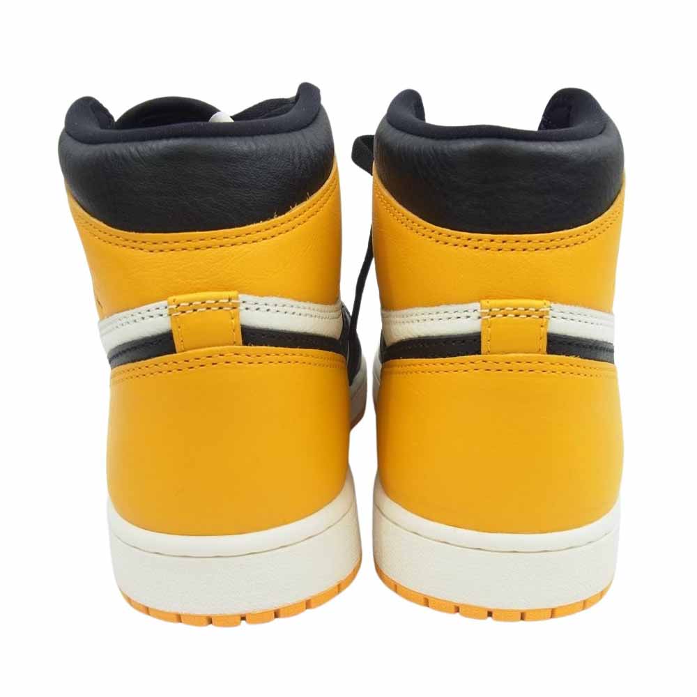 NIKE AIR JORDAN ナイキ ジョーダン 555088-711 Air Jordan 1 Retro High OG Taxi AJ1 エアジョーダン レトロ ハイ タクシー スニーカー ホワイト系 イエロー系 ブラック系 27cm【新古品】【未使用】【中古】