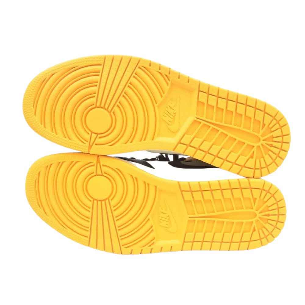 NIKE AIR JORDAN ナイキ ジョーダン 555088-711 Air Jordan 1 Retro High OG Taxi AJ1 エアジョーダン レトロ ハイ タクシー スニーカー ホワイト系 イエロー系 ブラック系 27cm【新古品】【未使用】【中古】