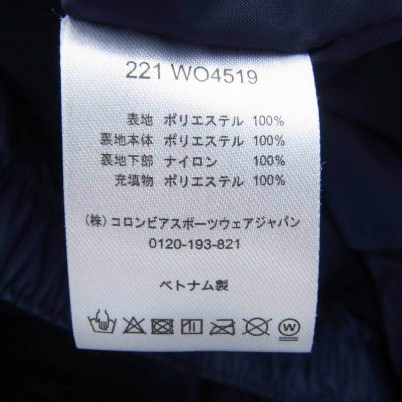 Columbia コロンビア 221 WO4519 ツートーン 中綿 ジャケット ブルー系 XL【中古】