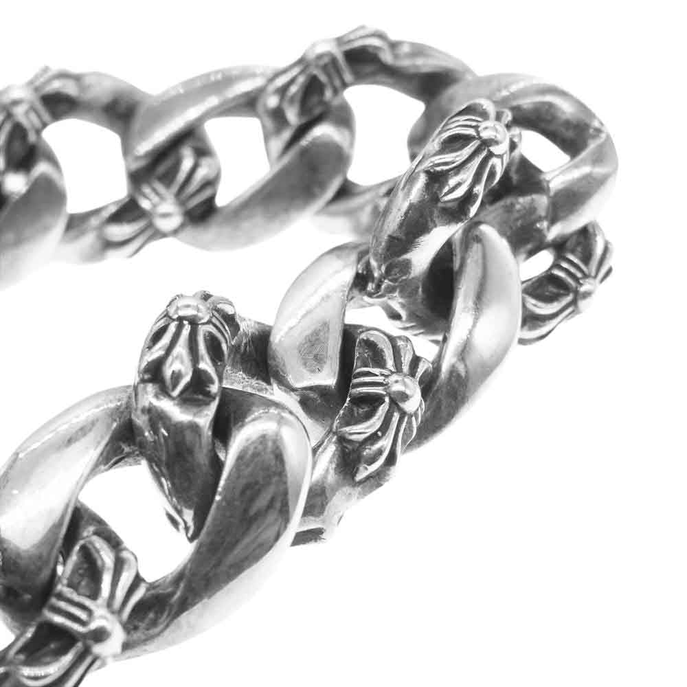 CHROME HEARTS クロムハーツ（原本無） 13リンク ファンシー リンク クリップ ブレスレット シルバー系【中古】