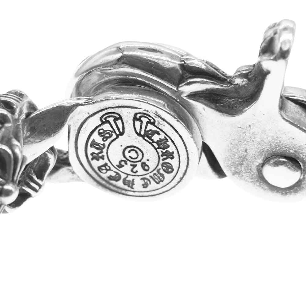 CHROME HEARTS クロムハーツ（原本無） 13リンク ファンシー リンク クリップ ブレスレット シルバー系【中古】