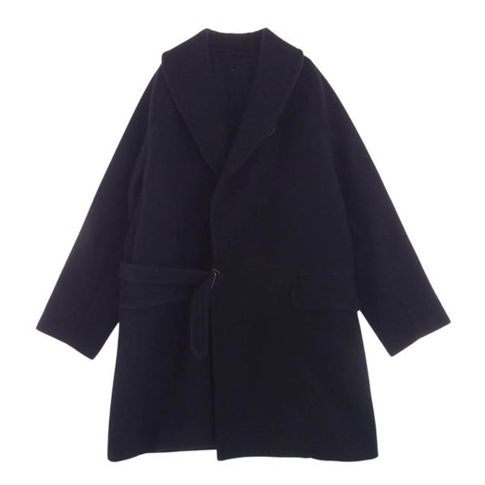 COMOLI コモリ 18AW N03-04007 ウール ショールカラー コート  ダークネイビー系 2【中古】