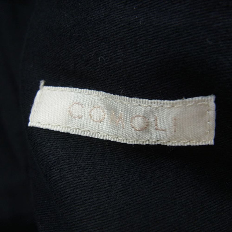 COMOLI コモリ 18AW N03-04007 ウール ショールカラー コート  ダークネイビー系 2【中古】
