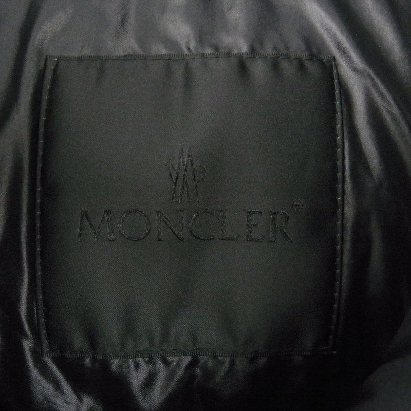 MONCLER モンクレール 21AW G20921A00002 GENIUS ジーニアス AKISHIMA アキシマ ロゴワッペン ダウン ジャケット ブラック系 4【中古】