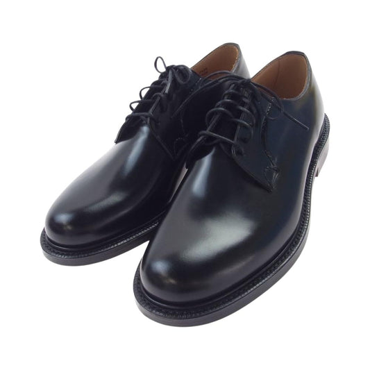 CHURCH'S チャーチ EEB001 SHANNON POLISHED BINDER シャノン ポリッシュド バインダー プレーントゥ レザー シューズ ブラック系 7【新古品】【未使用】【中古】