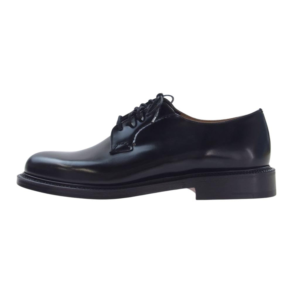 CHURCH'S チャーチ EEB001 SHANNON POLISHED BINDER シャノン ポリッシュド バインダー プレーントゥ レザー シューズ ブラック系 7【新古品】【未使用】【中古】