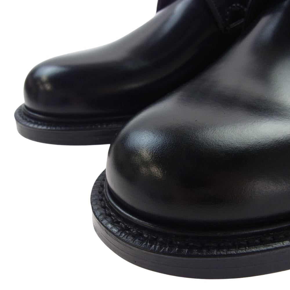 CHURCH'S チャーチ EEB001 SHANNON POLISHED BINDER シャノン ポリッシュド バインダー プレーントゥ レザー シューズ ブラック系 7【新古品】【未使用】【中古】