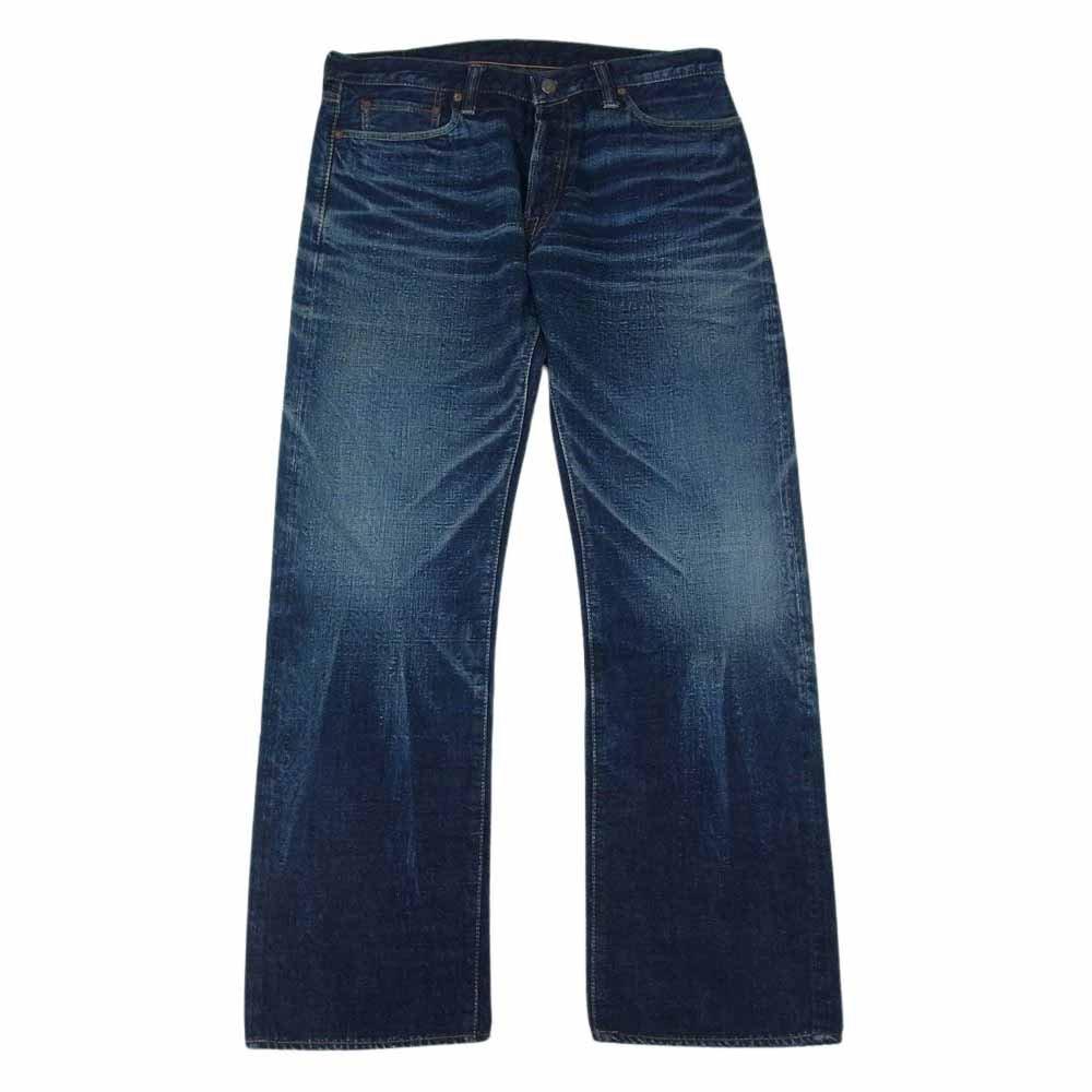 ピュアブルージャパン セルビッチ ボタンフライ ボタンフライ デニム パンツ ジーンズ インディゴブルー系 36【中古】