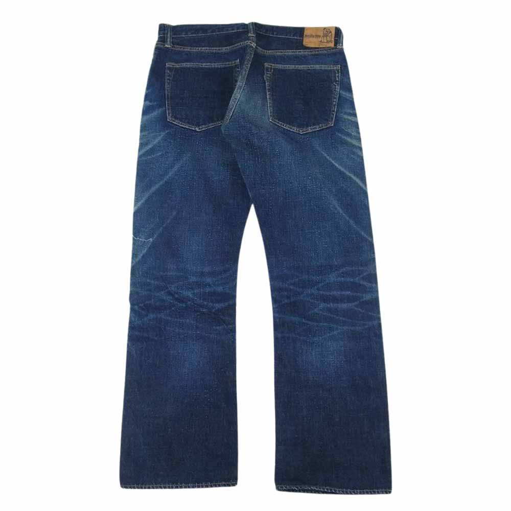ピュアブルージャパン セルビッチ ボタンフライ ボタンフライ デニム パンツ ジーンズ インディゴブルー系 36【中古】