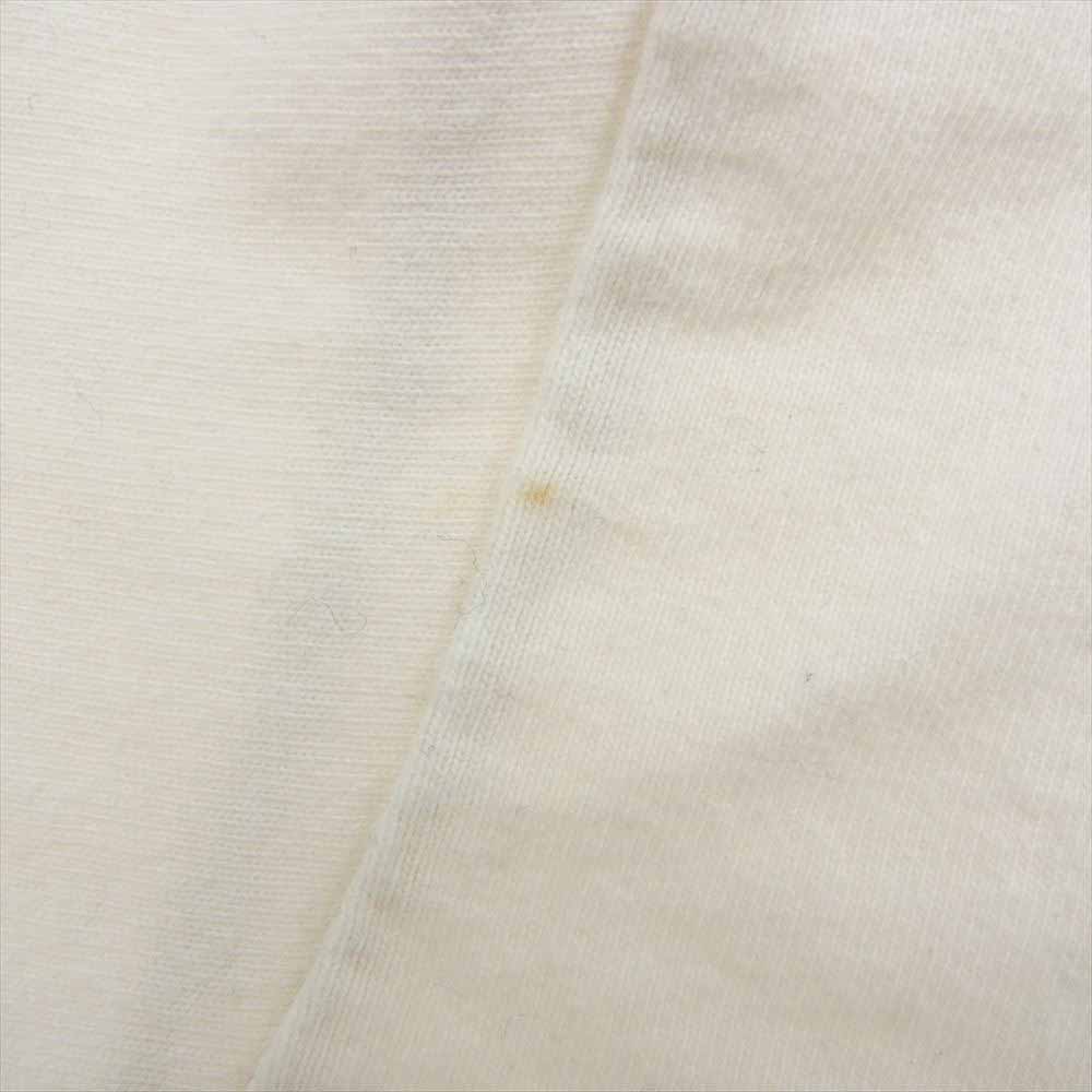 WAREHOUSE ウエアハウス US ARMY CAMP ELLIS フロッキー プリント Tシャツ ホワイト系 M【中古】