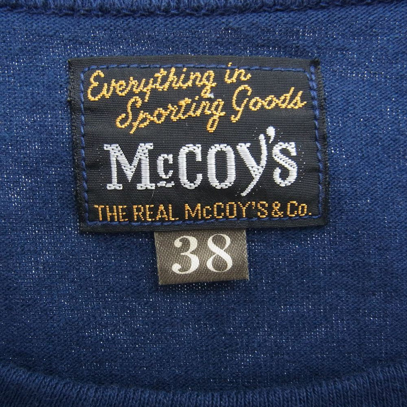 The REAL McCOY'S ザリアルマッコイズ GEORGIA 502nd PIR プリント Ｔシャツ ネイビー系 M【中古】