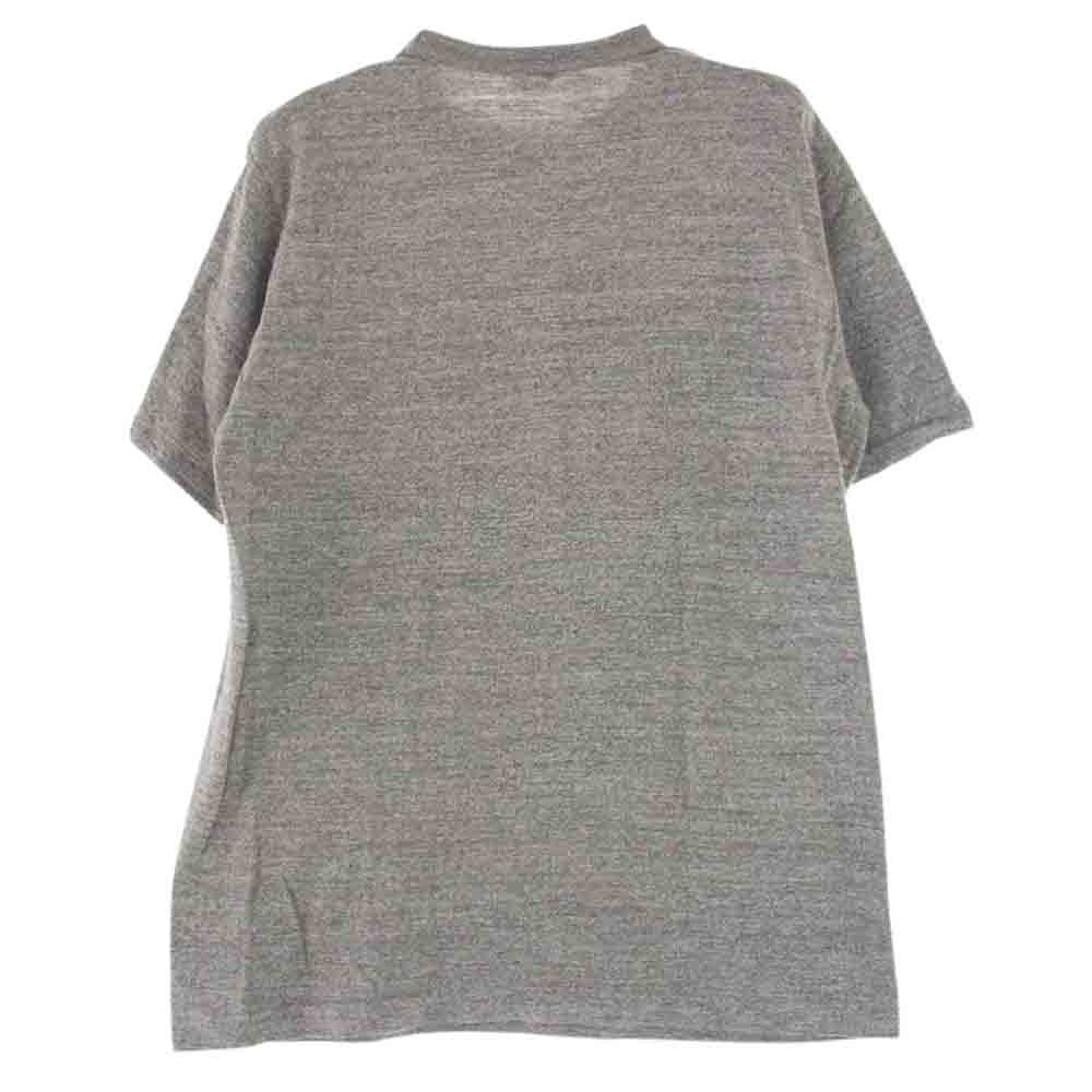 WAREHOUSE ウエアハウス U.S.ARMY AIR CORPS SAN BERNARDINO フロッキー プリント Tシャツ グレー グレー系 M【中古】