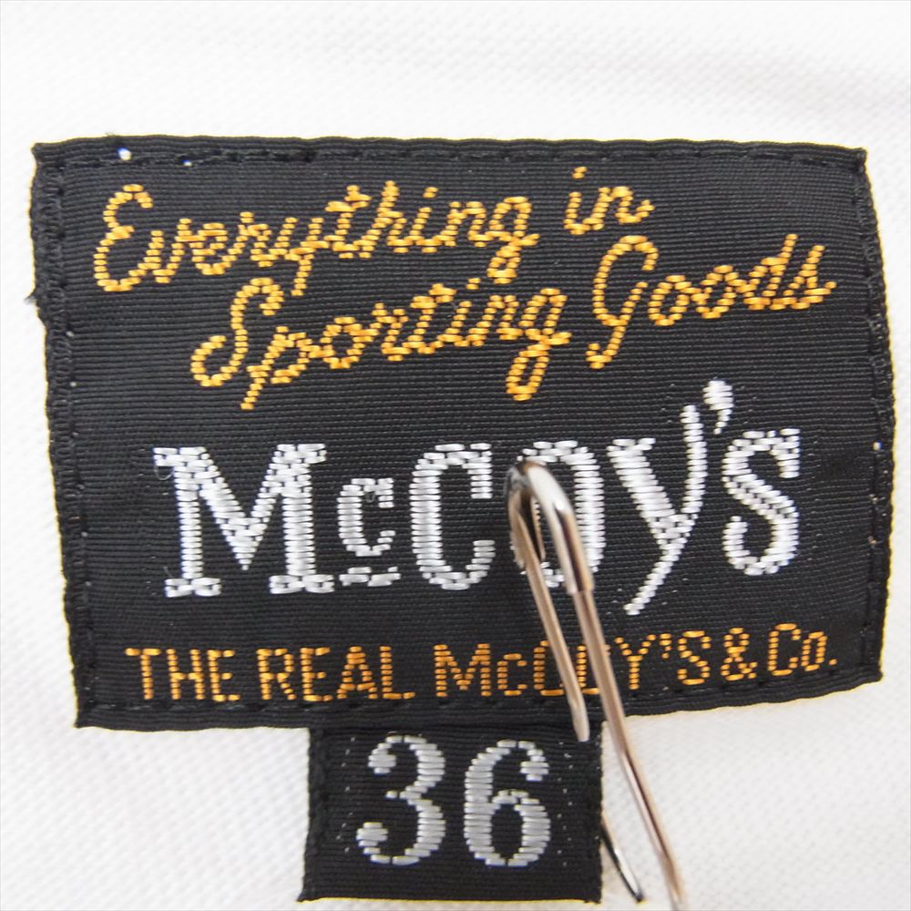 The REAL McCOY'S ザリアルマッコイズ 13 MILITARY T-SHIRT CAMP SHELBY プリント Tシャツ ホワイト系 S【新古品】【未使用】【中古】