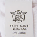 The REAL McCOY'S ザリアルマッコイズ 13 MILITARY T-SHIRT CAMP SHELBY プリント Tシャツ ホワイト系 S【新古品】【未使用】【中古】