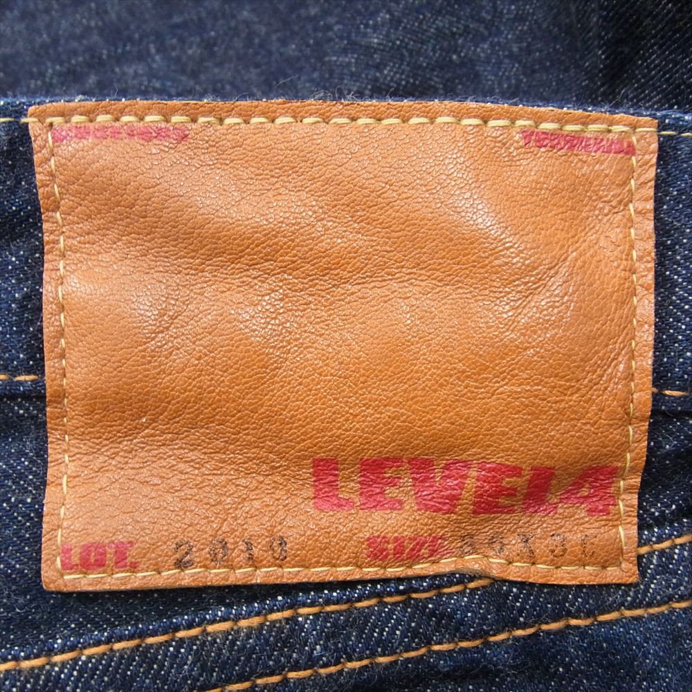 MOMOTARO JEANS 桃太郎ジーンズ LEVEL 4 ボタンフライ デニム パンツ ジーンズ インディゴブルー系 36【中古】