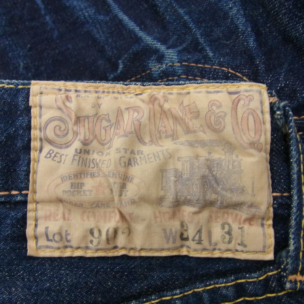 SUGAR CANE シュガーケーン Lot 902 LONE STAR デニム パンツ ジーンズ インディゴブルー系 34【中古】