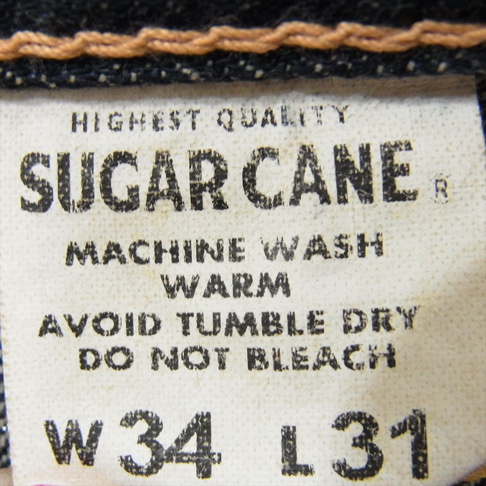 SUGAR CANE シュガーケーン Lot 902 LONE STAR デニム パンツ ジーンズ インディゴブルー系 34【中古】