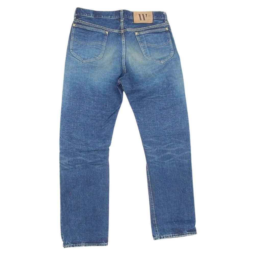 WAREHOUSE ウエアハウス Lee Type セルビッチ ボタンフライ デニム パンツ ジーンズ インディゴブルー系 34【中古】
