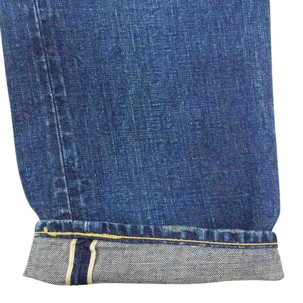 WAREHOUSE ウエアハウス Lee Type セルビッチ ボタンフライ デニム パンツ ジーンズ インディゴブルー系 34【中古】