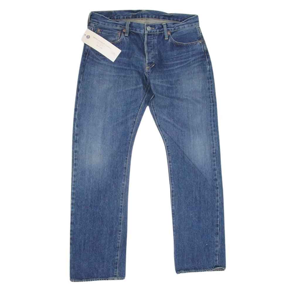 Denime ドゥニーム セルビッチ ボタンフライ デニム パンツ ジーンズ インディゴブルー系 34【美品】【中古】