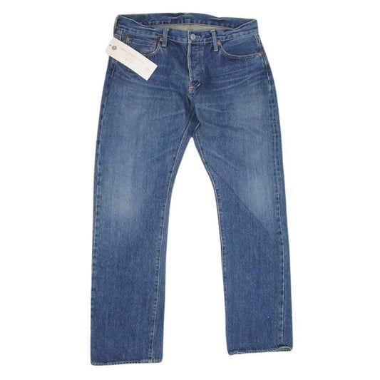 Denime ドゥニーム セルビッチ ボタンフライ デニム パンツ ジーンズ インディゴブルー系 34【美品】【中古】