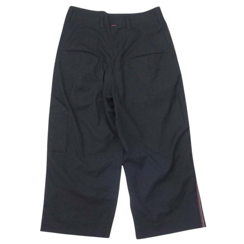 シンヤコズカ 20SS 2001SK33 WALK TROUSERS ウォーク トラウザーズ サイドライン スラックス パンツ ブラック系 S【中古】