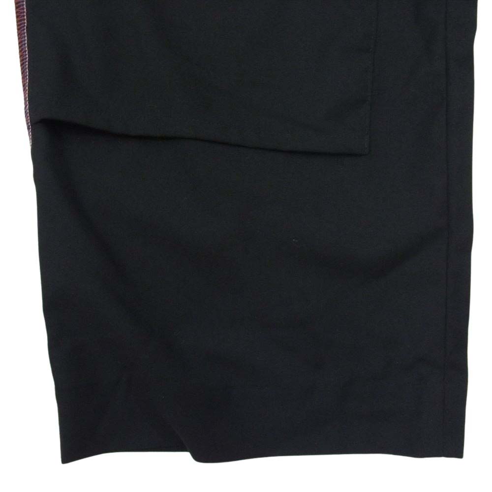 シンヤコズカ 20SS 2001SK33 WALK TROUSERS ウォーク トラウザーズ サイドライン スラックス パンツ ブラック系 S【中古】