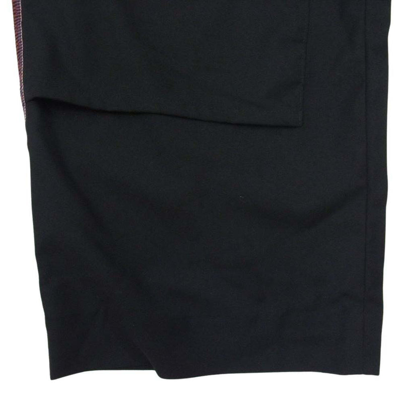 シンヤコズカ 20SS 2001SK33 WALK TROUSERS ウォーク トラウザーズ サイドライン スラックス パンツ ブラック系 S【中古】