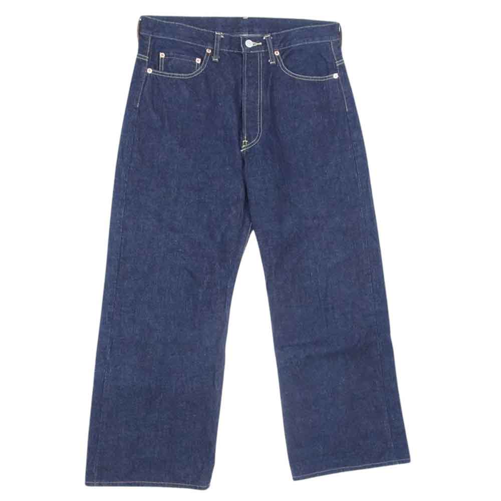 Yohji Yamamoto POUR HOMME ヨウジヤマモトプールオム 22SS HG-P95-030 ボタンフライ セルビッジ ワイド デニム パンツ インディゴブルー系 1【中古】