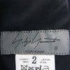 Yohji Yamamoto POUR HOMME ヨウジヤマモトプールオム 22AW HE-P61-041 DECK Jacket Cord Side Stripe Pants デッキ ジャケット コード サイド ストライプ パンツ ダークネイビー系 2【中古】