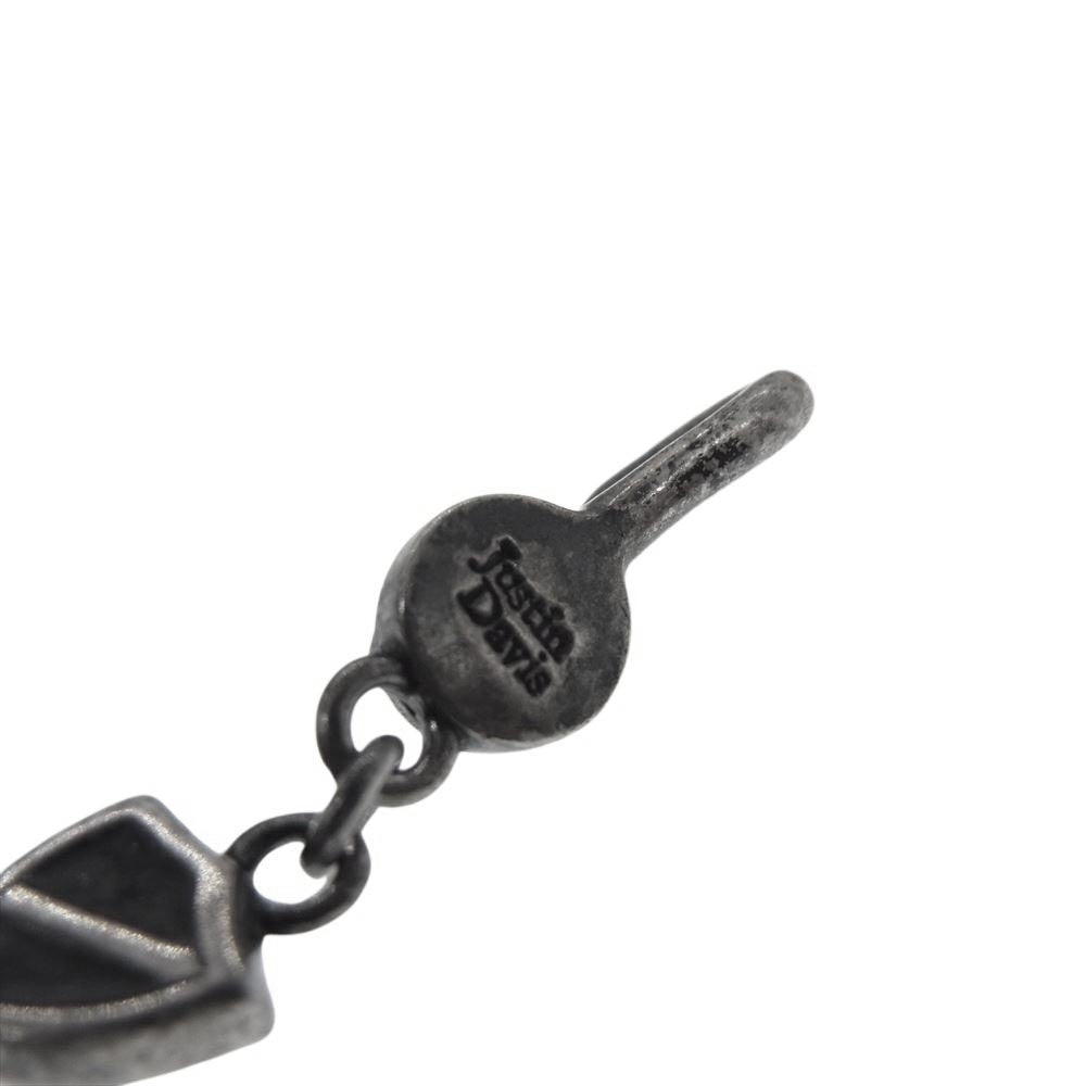 Justin Davis ジャスティンデイビス SNJ190 CROWN SHIELD LINK クラウン シールド チェーン ネックレス 50cm シルバー系【中古】