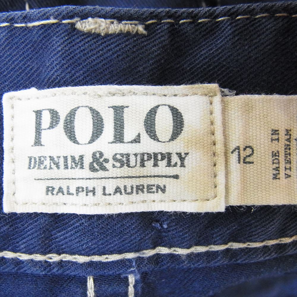 POLO RALPH LAUREN ポロ・ラルフローレン DENIM＆SUPPLY ベイカー パンツ ネイビー系 12【中古】