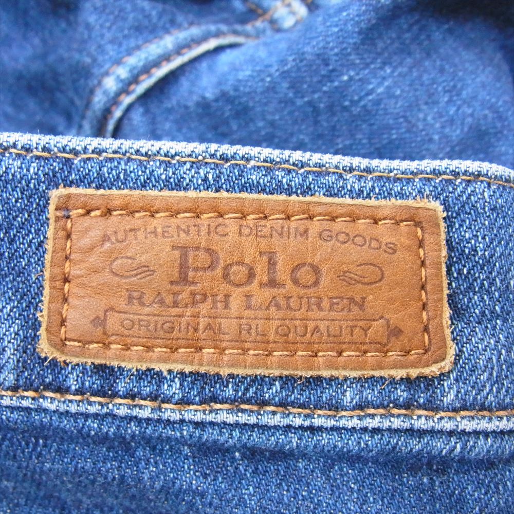 POLO RALPH LAUREN ポロ・ラルフローレン フレア ブーツカット デニム パンツ インディゴブルー系 31S【中古】