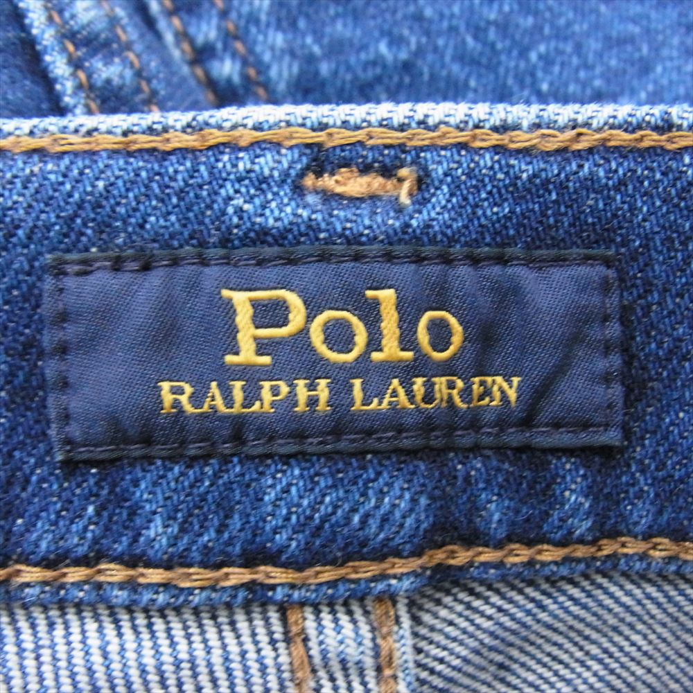 POLO RALPH LAUREN ポロ・ラルフローレン フレア ブーツカット デニム パンツ インディゴブルー系 31S【中古】