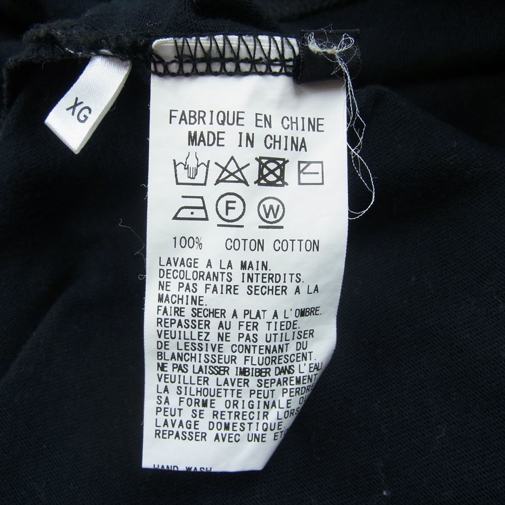 Y's Yohji Yamamoto ワイズ ヨウジヤマモト YX-T28-079 × NEW ERA ニューエラ L/S Cotton Tee One-Piece コットン 長袖 Tシャツ ワンピース ブラック系 OS【中古】