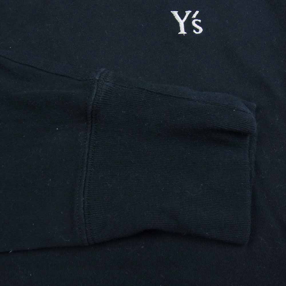 Y's Yohji Yamamoto ワイズ ヨウジヤマモト YX-T28-079 × NEW ERA ニューエラ L/S Cotton Tee One-Piece コットン 長袖 Tシャツ ワンピース ブラック系 OS【中古】