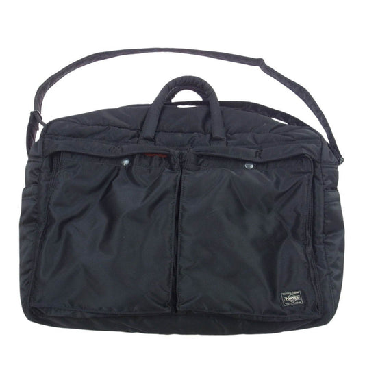 PORTER ポーター 622-78329 TANKER 2WAY BOSTON BAG S タンカー 2WAY ボストン ショルダー バッグ  ブラック系【中古】