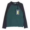 MONCLER モンクレール 22AW H209U8D00003 M2350 × FRAGMENT フラグメント RAGLAN T-SHIRT ラグラン カットソー 長袖 Tシャツ  グリーン系 M【美品】【中古】