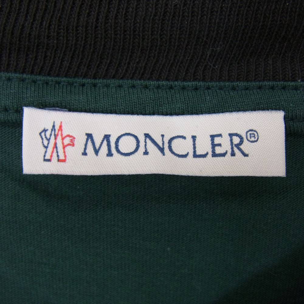 MONCLER モンクレール 22AW H209U8D00003 M2350 × FRAGMENT フラグメント RAGLAN T-SHIRT ラグラン カットソー 長袖 Tシャツ  グリーン系 M【美品】【中古】