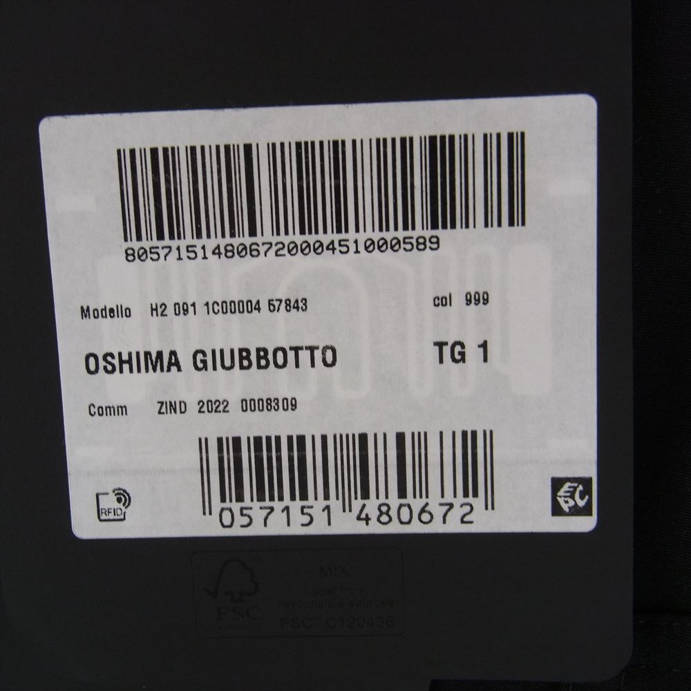 MONCLER モンクレール H20911C00004 57843 OSHIMA ロング ダウン ジャケット ブラック系 1【極上美品】【中古】