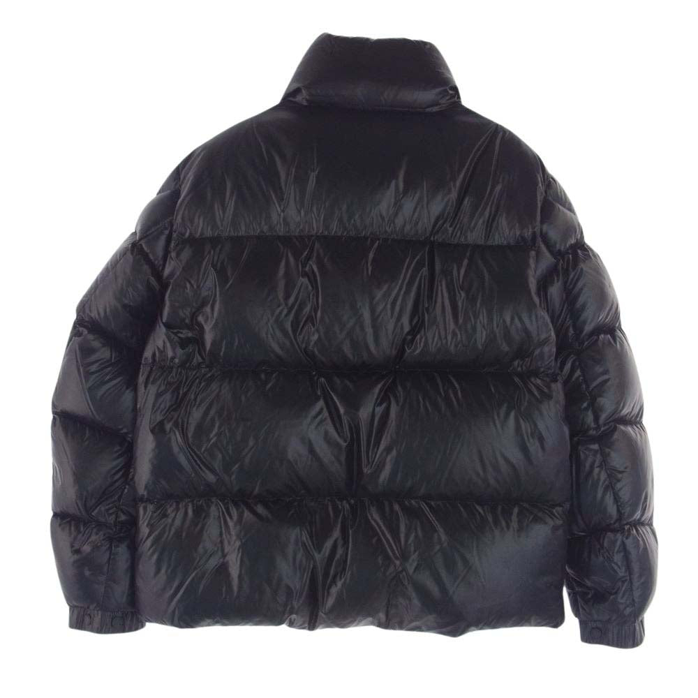 MONCLER モンクレール H20921A00039 M2019 Bytham バイサム ロゴパッチ ダウン ジャケット ブラック系 1【美品】【中古】