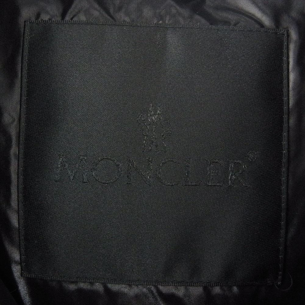 MONCLER モンクレール H20921A00039 M2019 Bytham バイサム ロゴパッチ ダウン ジャケット ブラック系 1【美品】【中古】