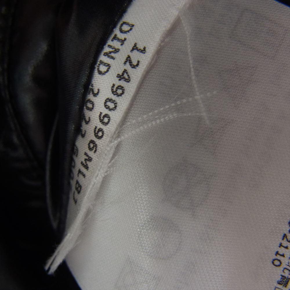 MONCLER モンクレール H20921A00039 M2019 Bytham バイサム ロゴパッチ ダウン ジャケット ブラック系 1【美品】【中古】
