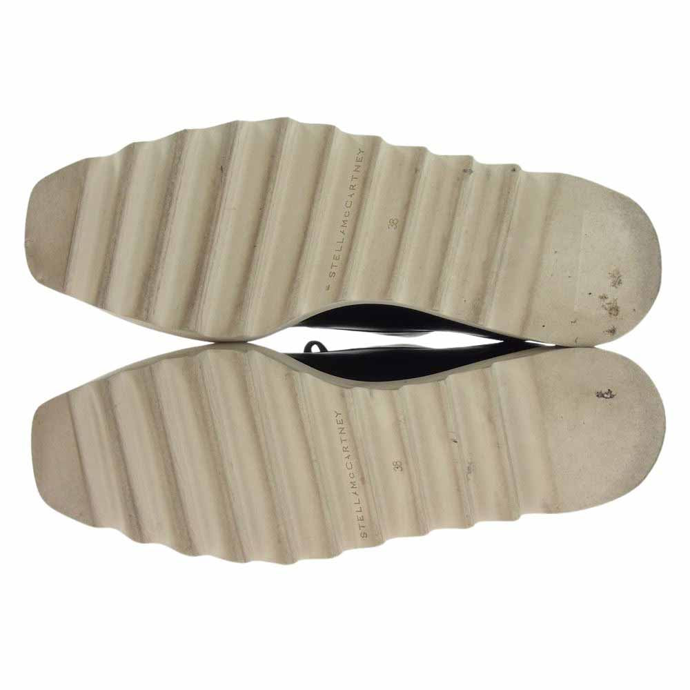 Stella McCartney ステラマッカートニー 363998 ELYSE STAR エリス 星柄  厚底 ウッドソール ローカット スニーカーシューズ ブラック系 38【中古】