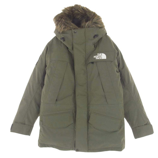 THE NORTH FACE ノースフェイス ND92032 Antarctica Parka アンタークティカ パーカ ダウン ジャケット モスグリーン系 S【中古】