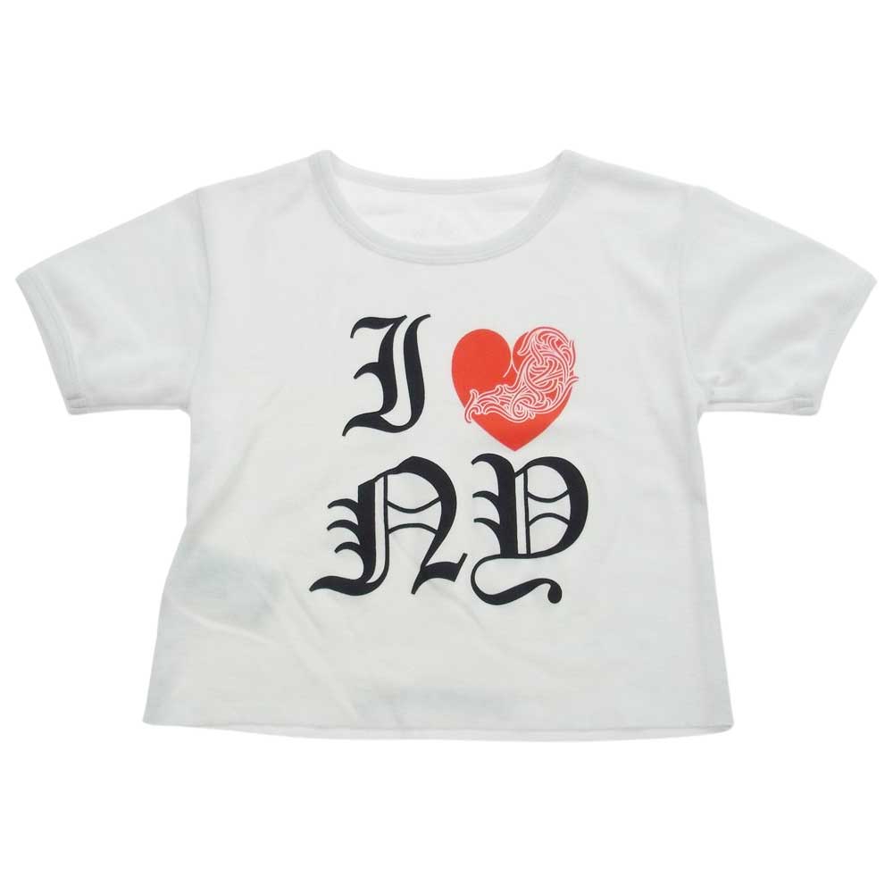 CHROME HEARTS クロムハーツ（原本無） I Love NY Tee アイラブ ニューヨーク 半袖 Tシャツ カットソー ホワイト系 OS【中古】