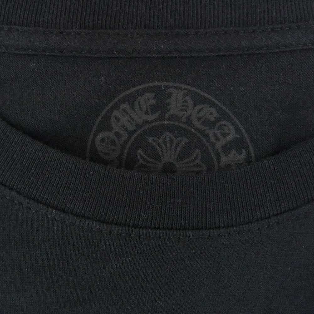 CHROME HEARTS クロムハーツ（原本無） バック ホース シュー バック プリント 長袖 Tシャツ カットソー ブラック系 M【中古】