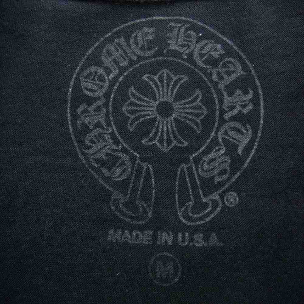 CHROME HEARTS クロムハーツ（原本無） FOTI フォティ バック プリント 長袖 Tシャツ カットソー ブラック系 M【中古】